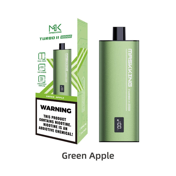 Maskking Turbo 10000 Green Apple