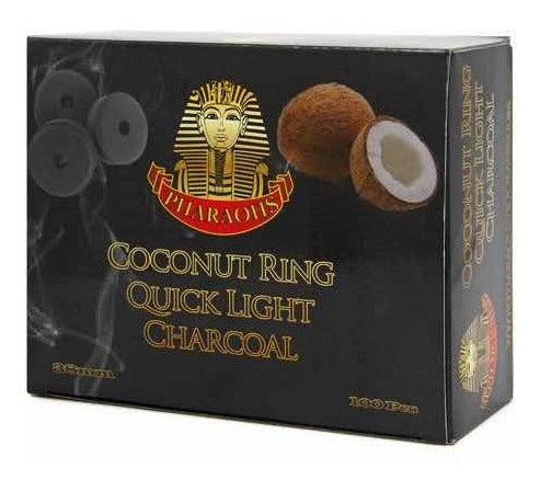 Hookah Carbones Coconut Ring Pharaohs