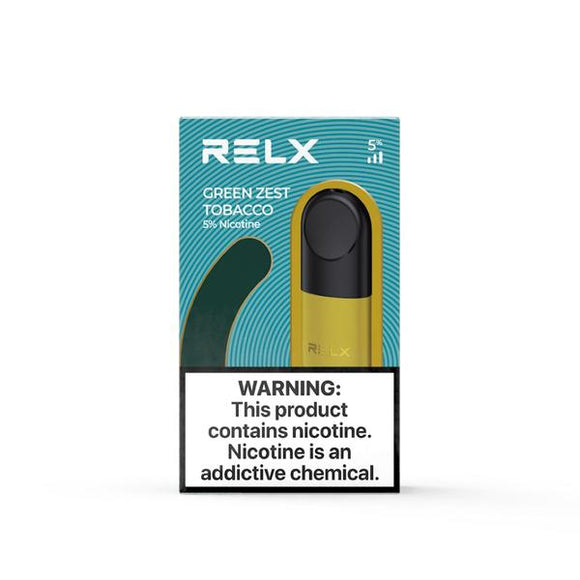 Relx pods Single Green Zest Tobacco