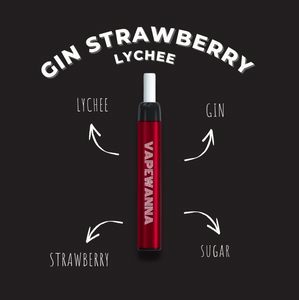 Vapewanna Lychee Strawberry Gin